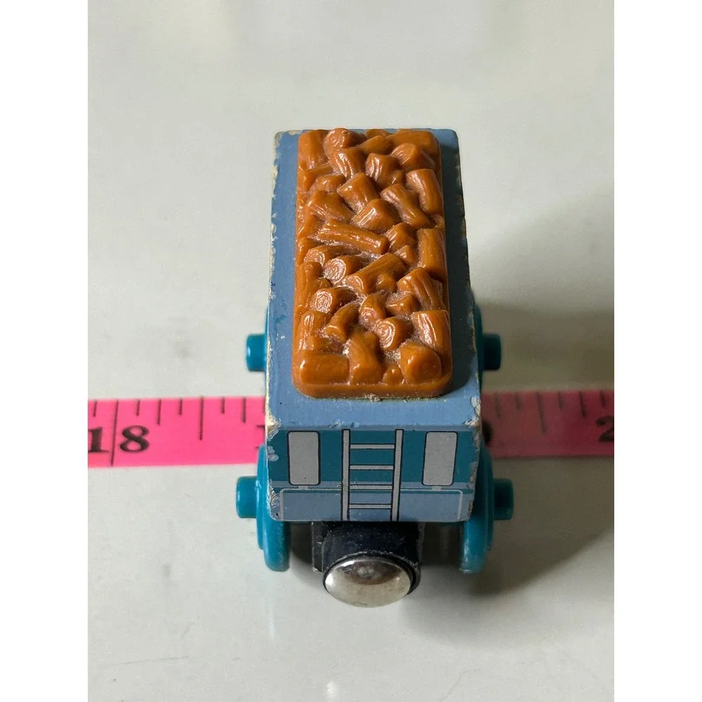 Thomas & Friends Wooden Railway Ferdinand's Tender Blue Log Car Train 1921WJ00